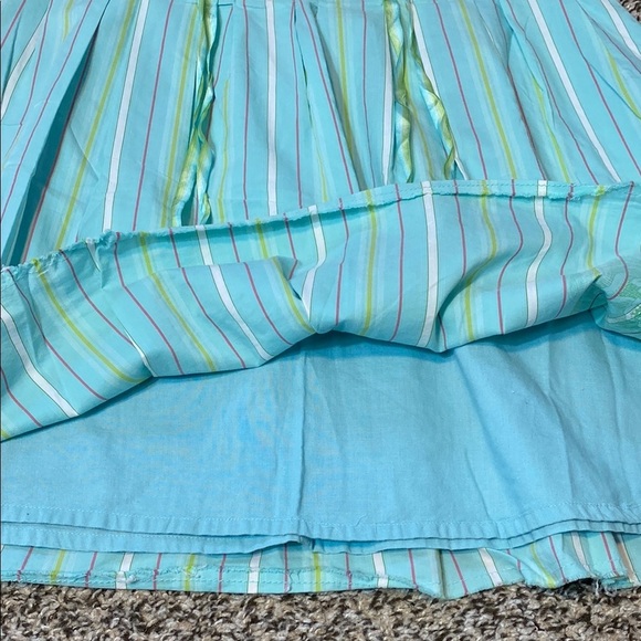 Early 2000’s Old Navy Blue and Green A-Line Skirt - Picture 8 of 9